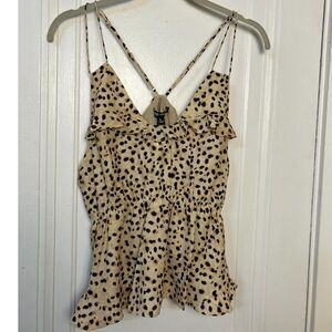 Steve Madden Mina animal print tank